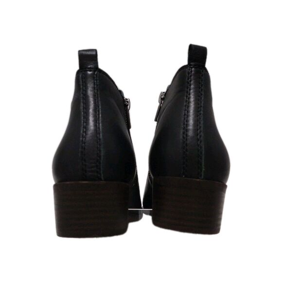 Lucky Brand 9.5W LK-BASEL Black Glove Nappa Side-Zip Ankle Bootie Boots NIB - Picture 5 of 16